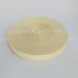 綿 綾テープ 生成 厚さ約0.5mm 幅約15mm 長さ30m巻き