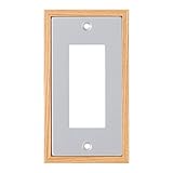 アルミ＆ウッド スイッチプレート ALUMI & WOOD SWITCH PLATE [ 3口/シルバー ]