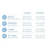 HALO SleepSack Cotton Wearable Blanket, White, M by Halo