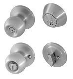 Honeywell 8102305 Ball Combo Door Knob, Satin Nickel by Honeywell [並行輸入品]