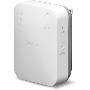 BUFFALO WiFi 無線LAN 中継機 WEX-733DHP/N 11ac 433+300Mbps コンセント直挿…