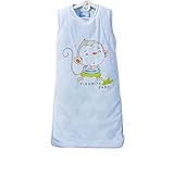 寝袋4シーズン赤ちゃん寝袋 、青の猿 M