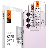 Spigen EZ Fit Optik Pro Galaxy S23 / Galaxy S23 Plus用 カメラフィルム 貼り付けキット付き ギャラクシー S23 / S23 Plus 対応 レンズ保護フィルム ラベンダー 2セット