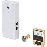 Everyday Two Note Mechanical Door Bell Chime & Button, Ivory/Brass Finish by Everyday