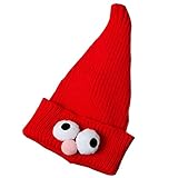 (セブンシティー) 7city ニット帽 ベビー キッズ かわいい 男女兼用 モンスター 選べる8色 (レッド)