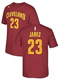 NBAレブロン・ジェームズCleveland Cavaliers Youth Gametime HDワインScreened選手Tシャツ XL レッド