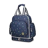 GOYAKU【ゴヤク】マザーズバッグ リュックサック マタニティ用品 大容量 ママバッグ マザーバッグ 多機能 015-gyyxb-qm1496(F ネイビー2 )