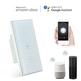 ソニーmdr7506スマート壁ライトスイッチ、最新のWiFiワイヤレススイッチディマーWorks with Amazon Alexa GoogleホームIFTTT、iOS Android Appリモー