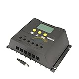Y-SOLAR PWM 30A 50A 60A 自動的に太陽光発電システム用レギュレータ・コントローラ二次電池保護スイッチング12V24Vソーラーパネル (60A)