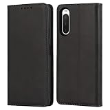 Xperia 10 IV SO-52C SOG07 ケース ソニー xperia 10 iv so-52c 手帳型 エクスペリア 10 iv sog07 カバー エクスペリア テン マークフォー 手帳ケース xperia 10 iv sog07 case Zouzt 合成皮革 財布型 カード収納 ベルトなし マグネット スタンド 5色 ブラック