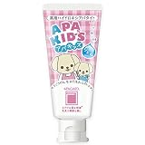 アパガード (APAGARD) アパキッズ ジェル 60g こども ハミガキ ストロベリー いちご 生え始め期 無発砲 むし歯予防 薬用ハイドロキシアパタイト（医薬部外品）