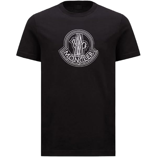 Amazon | [モンクレール] 24SS メンズ デザインロゴプリント Tシャツ