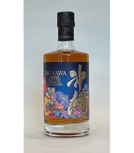Amazon.co.jp: 久米仙酒造 沖縄ISLAND BLUE ウイスキー 40度500ml