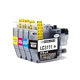 【SEASKY】LC3111-4PK 顔料 4色セット ブラザー Brother 対応 LC3111 互換インク 純正 と併用可能 残量表示機能付 プリンター用 ISO9001認証工場 DCP J572N J577N J582N J978N J998DN J973N J982N J987N インク