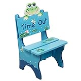 Fantasy Fields - Froggy Thematic Kids Time Out Chair | Imagination Inspiring Hand Painted Details | 