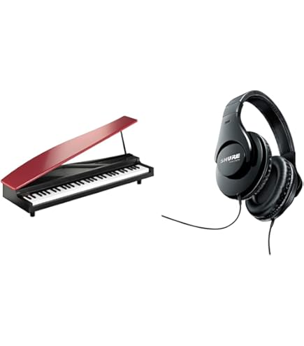 Amazon | KORG MICROPIANO マイクロピアノ ミニ鍵盤61鍵 レッド ペダル