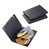 エレコム トールケース DVD BD 対応 標準サイズ 3枚収納 3個セット ブラック CCD-DVD07BK