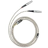GUCraftsman 6N単結晶銀ヘッドホンアップグレードケーブル/代替ケーブルは4Pin XLR/4.4mm/2.5mm Focal Utopiaと互換性あり (4.4mm プラグ)