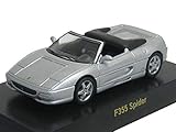 京商 1/64スケール FERRARI フェラーリ ミニカーコレクション５ F355SPIDER Ｆ３５５スパイダー シルバー 銀