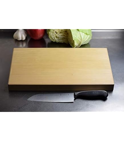 Amazon | 青森ひば まな板 一枚板 四角 正方形 縦270×巾270×厚み33(mm