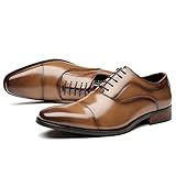 [kamafy] [カマフィー] ビジネスシューズ メンズ 紳士靴 ストレートチップ 革靴 内羽根 (ブラウン, measurement_2