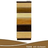 チェスト 木製 6段 TAKE テイク 40-6チェスト chest 幅40/コンセント付/無垢/タンス/おしゃれ/完成品/国産/日本製