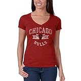 NBA ' 47レディースVネックScrum Tee XL レッド