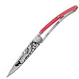 Deejo Black Winter / red, Pocket Knife