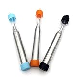 STK 火吹き棒 キャンプ 火起こし バーベキュー 8段伸縮式 コンパクト アウトドア (4本セット)