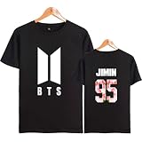 BTSショートスリーブラウンドネック韓国スタイルのカジュアルなTシャツ夏のパットンプリントユニセックスのコットンTシャツ