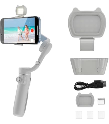 Amazon.co.jp: DJI OM 補助ライト内蔵スマートフォンクランプ : 家電