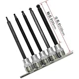 【アストロプロダクツ】AP 3/8DR ロングボールポイントHEXビットソケット 5個セット