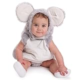 (6-12 Months (7-9.5Kg, 61-71cm height)) - Dress Up America 860 Infant Toddlers Baby Squeaky Mouse Ha