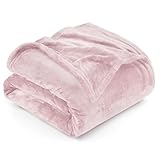 毛布 シングル 秋冬用です ブランケット 100x140cm グレー マイクロファイバー 柔らかく肌触り フランネル 洗える 静電防止 四季適用 (100x140,ピンク)