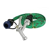 uxcell 車 洗浄 庭園 3.6M グリーン ホース スプレー 銃 ノイズ