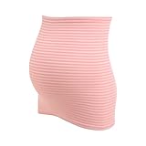 (犬印)INUJIRUSHI ママのための腹巻(ボーダー柄) 日本製 冷え対策(PI-ピンク、M-L)