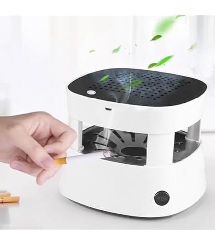 Amazon.co.jp: ZXMタバコ煙吸引機アップグレード 灰皿 空気清浄機