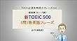 新TOEIC 500 -1問1答英語フレーズ-<必須フレーズ満載>: いつでも持ち歩いて単語・フレーズcheck！！「新TOEIC 500 -1問1答英語フレーズ-＜中級編＞」
