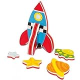 Meadow Kids Build a Rocket Bath Toy [並行輸入品]
