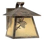 Vaxcel Vaxcel OW50573OA Whitebark 7" Outdoor Wall Light, Olde World Patina [並行輸入品]