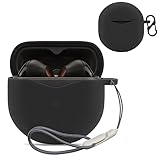 SoundPEATS Air4 用 ケース カバー 【RIGFUJUN】保護カバー カラビナ付き 紛失防止 イヤーホン用ケース キズ防止 耐