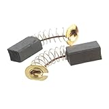 uxcell 　カーボンブラシ　炭素　ブラシ　汎用電動モーター用　スペア部品　パワーツール　電気回路　5ペア　 12 x 9 x 6mm