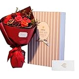 ホワイトデー お返し 人気 ソープフラワー プレゼント 母の日 バレンタインデー 誕生日外箱＋リボン Lechin 造花 ブーケ 枯れない花