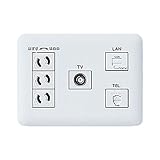 パナソニック(Panasonic) コスモシリーズワイド21 埋込マルチメディアコンセント TV ホワイト WTF34165WK