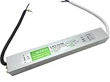 Pearlight DC 12v adapter,LED Power Supply Driver Transformer IP67 Waterproof 30w Suitable for LED li