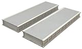 アドバンス Zゲージ 0035 島式ホーム 直線110mm (2本入) (ペーパーストラクチャー キット)