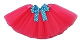卸売プリンセスチュチュwith Pretty bows-hotピンクwith Blue Polka Dot Bow