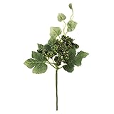 MAGIQ 東京堂 上質な造花  ナチュラルベリーピック (3本入り) オリーブグリーン FR007774-024