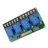 P Prettyia 12V 30A リレーモジュール　高/低レベルトリガ Arduino対応　4CH　