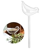 自動灌水装置 ガーデン 盆栽 給水装置 潅漑 水やり 観葉 植物 散水 栽培家ハウス 植物花自動装置 透明ガラス 給水器 かわいい ガラス 家庭用 (鳥形)